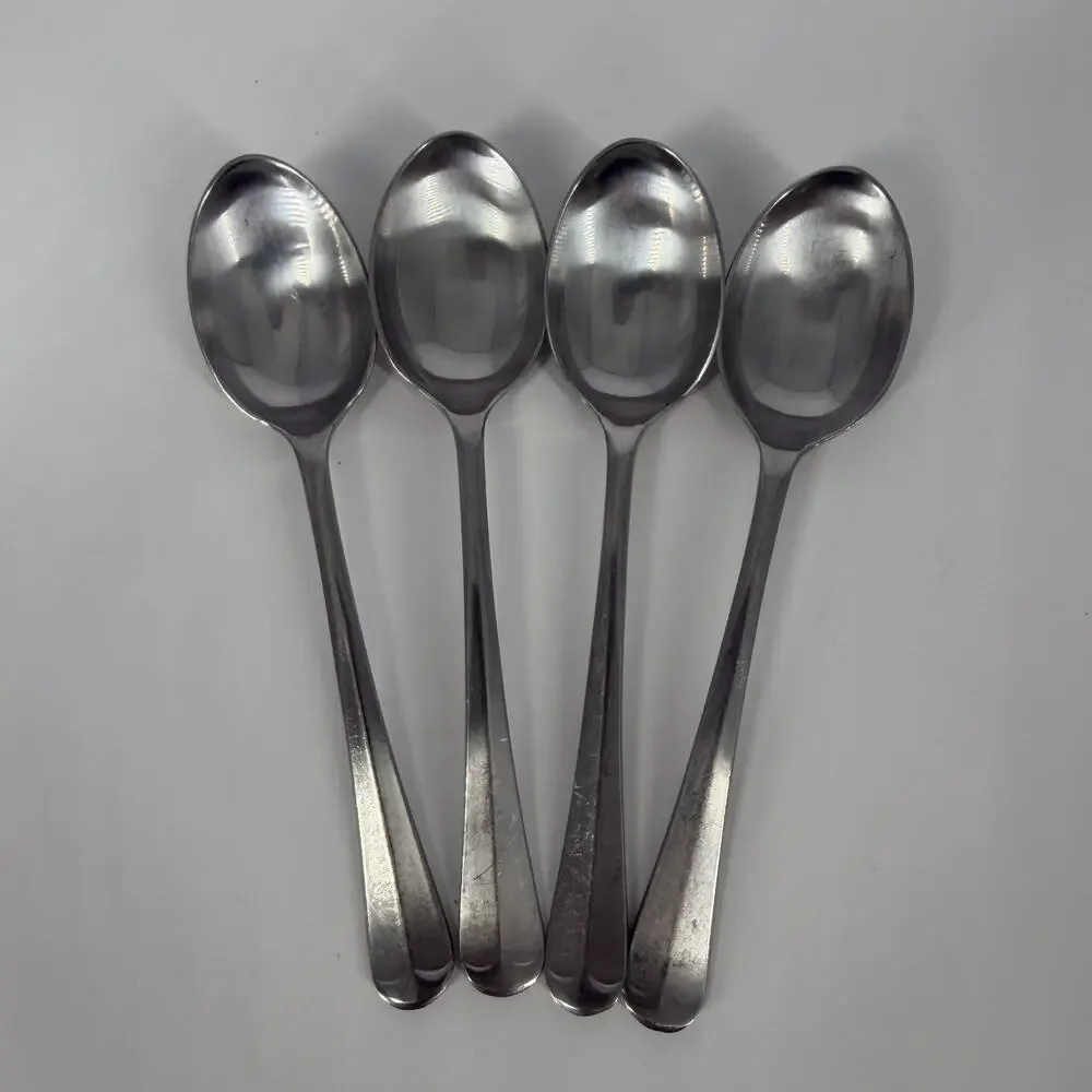 4X Tsp Cooper Bros QUEEN ANNE Stainless Teaspoons England